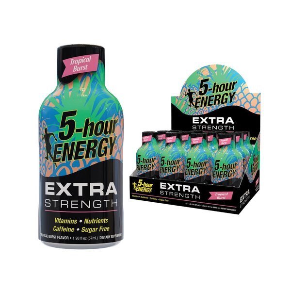 Extra Strength Sugar Free Tropical Energy Shot 1.93 oz, 5 Hour Energy, Mfr#: 785120